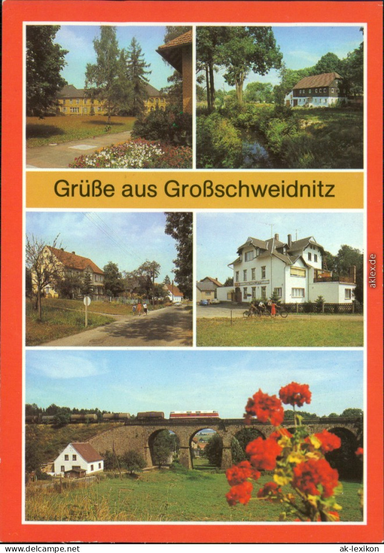 Großschweidnitz  Fachkrankenhaus  Gaststätte "Zum Höllengrund", Viadukt 1985 - Grossschweidnitz