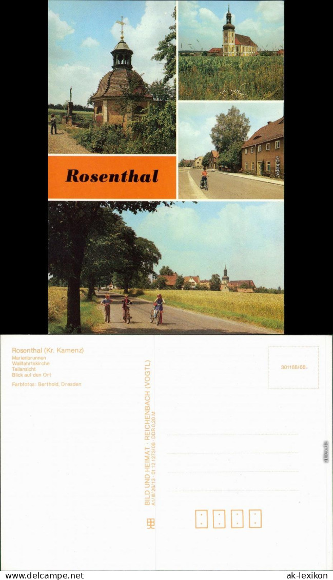 Rosenthal Bielatal Marienbrunnen, Wallfahrtskirche,  Blick Auf Den Ort 1988 - Rosenthal-Bielatal