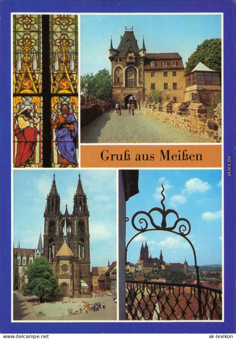 Meißen Glasfenster In Der Albrechtsburg, Aufgang Zum Dom   Albrechtsburg 1987 - Meissen