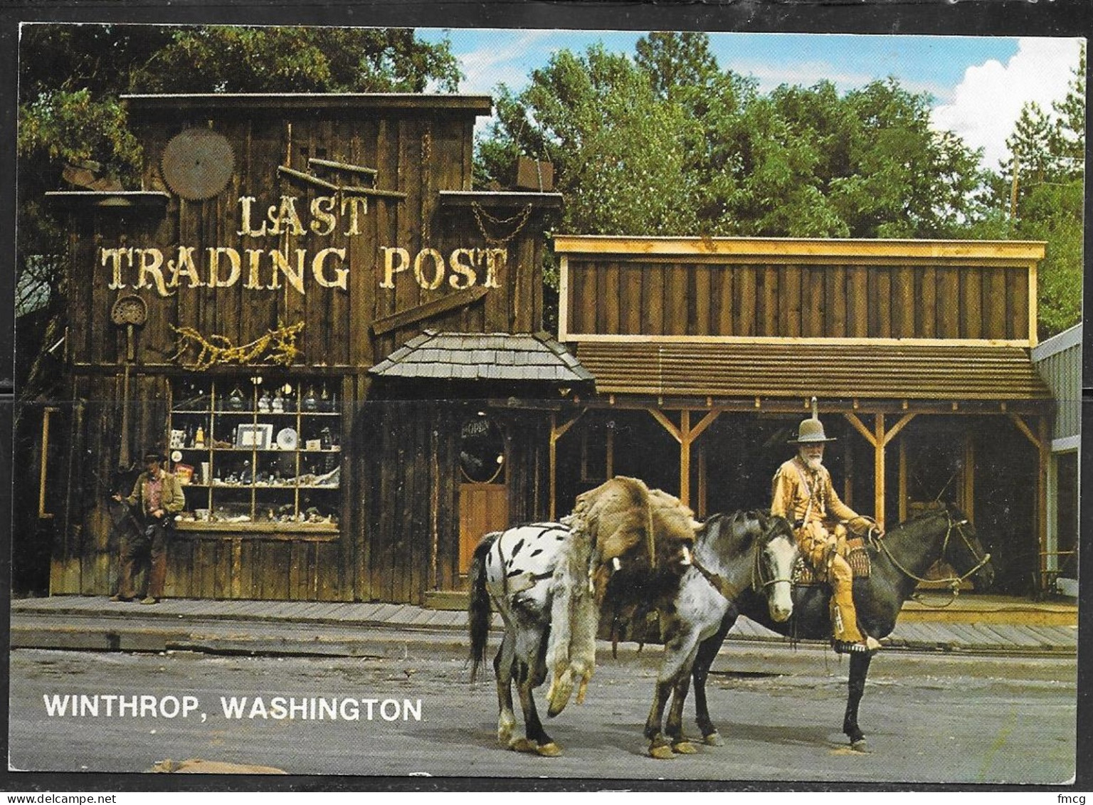 Washington, Winthrop, Last Trading Post, Unused - Andere & Zonder Classificatie