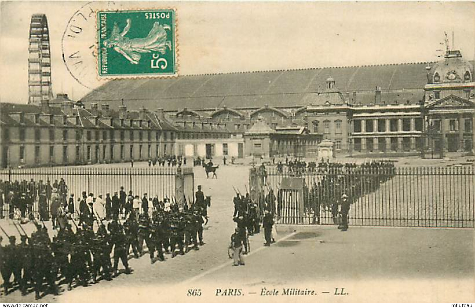 75* PARIS  7e  Ecole Miliraire     RL04 .0978 - Caserme