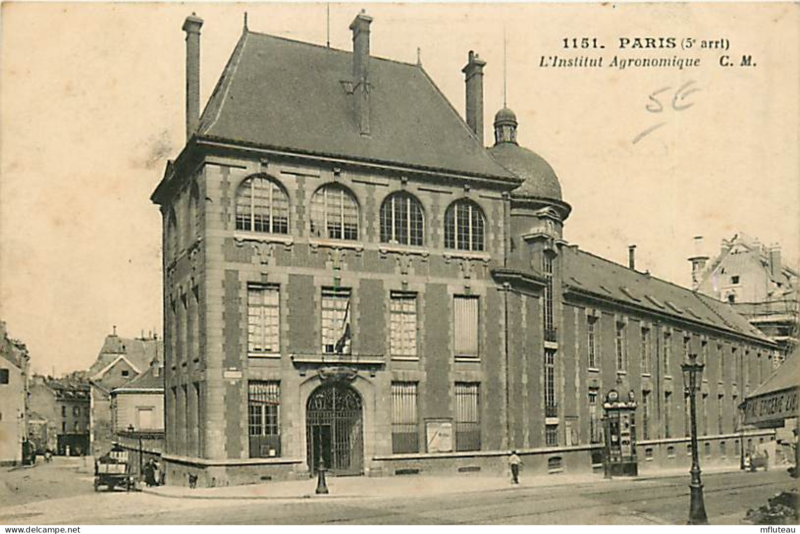 75* PARIS  5e  Institut Agronomique     RL04 .0790 - Arrondissement: 05