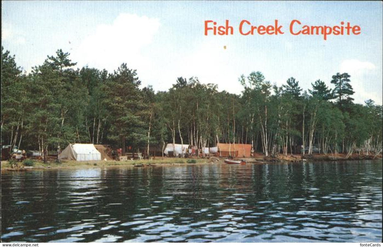 11491536 Fish_Creek_New_York Campsite In The Adirondack Mountains - Andere & Zonder Classificatie