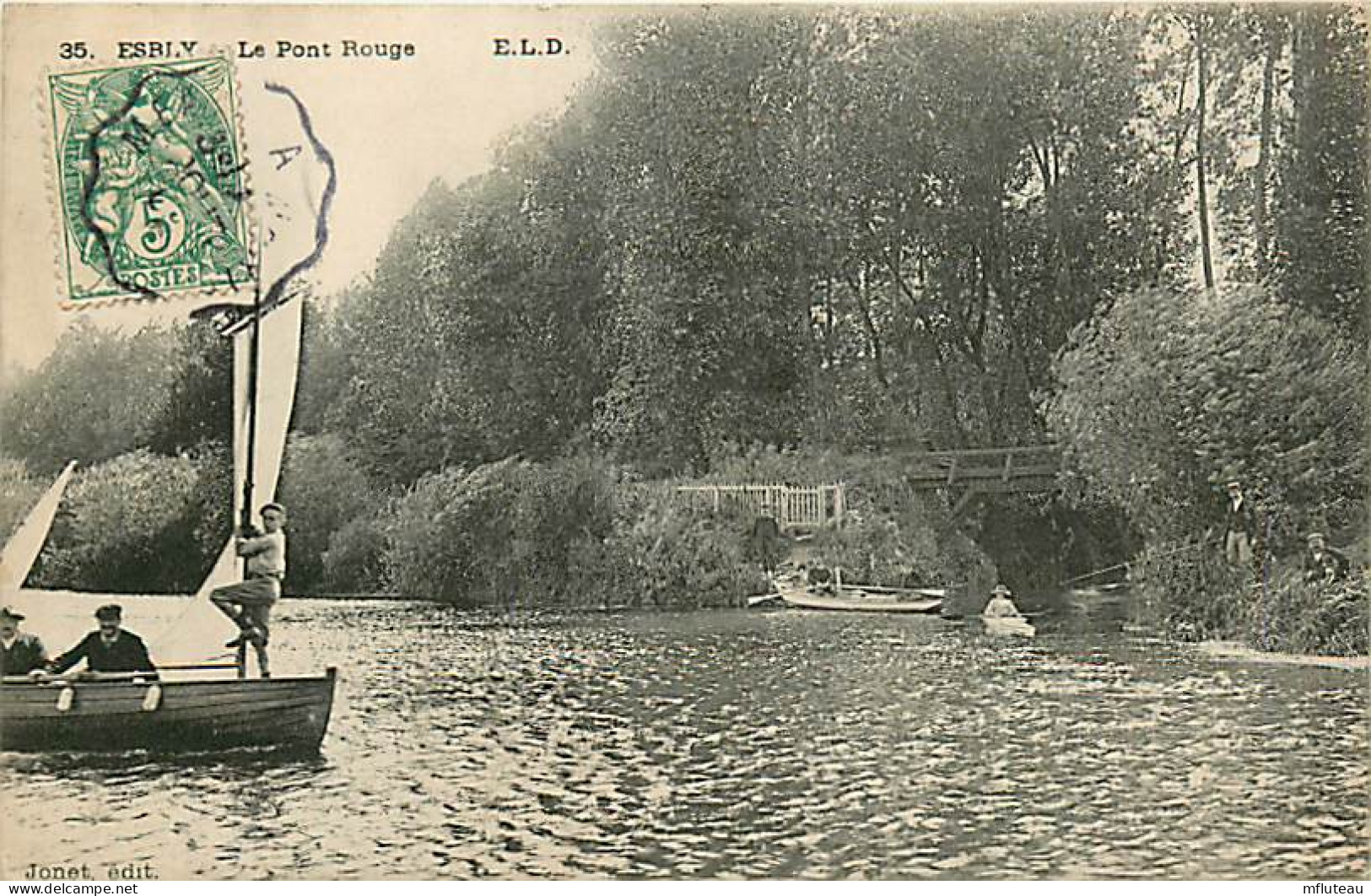 77* ESBLY  Le Pont Rouge      RL07.1328 - Esbly
