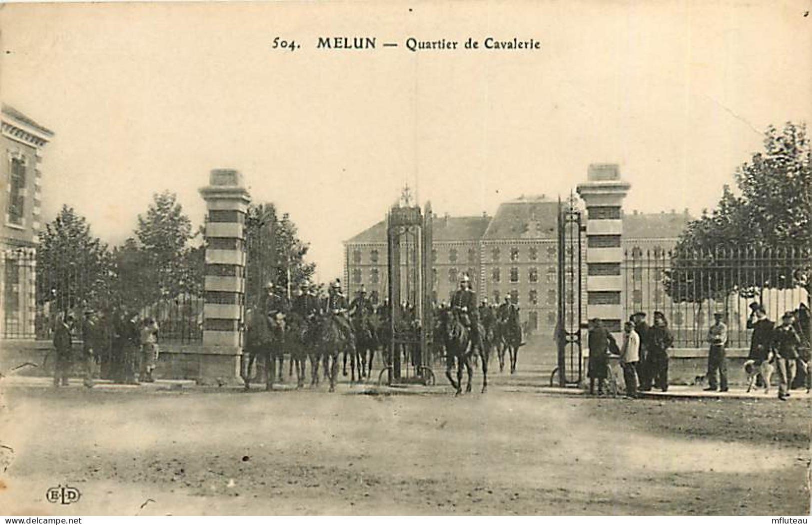 77* MELUN   Quartier De Cavalerie    RL07.1029 - Barracks