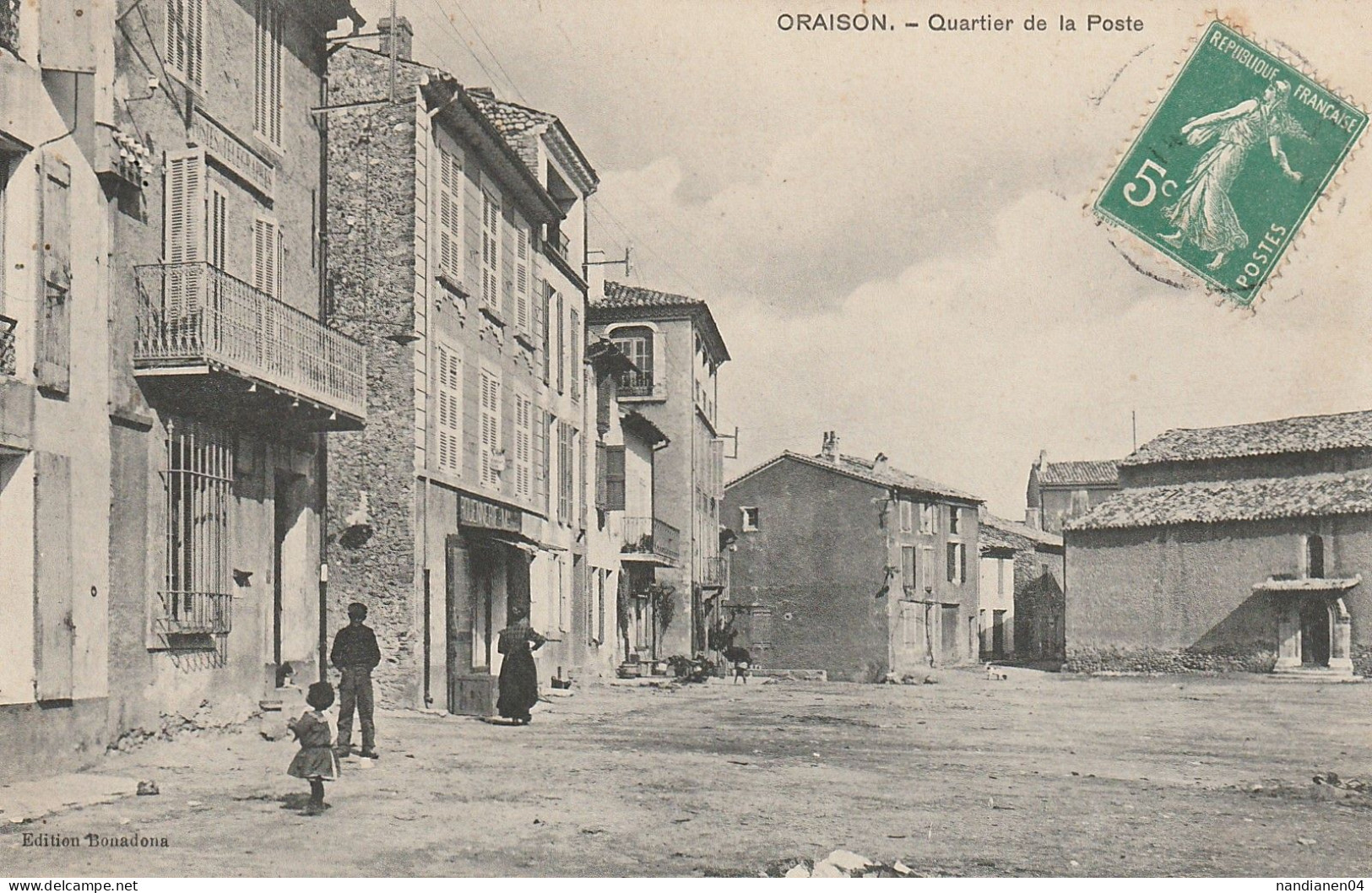 CPA - 04 - Oraison - Quartier De La Poste - Barcelonnette