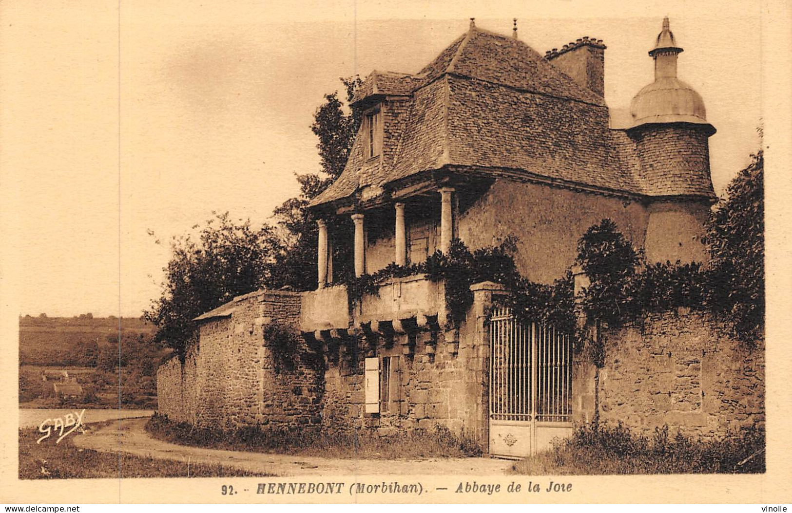 P-24-Mi-Is-1656 : HENNEBONT. ABBAYE DE LA JOIE - Hennebont