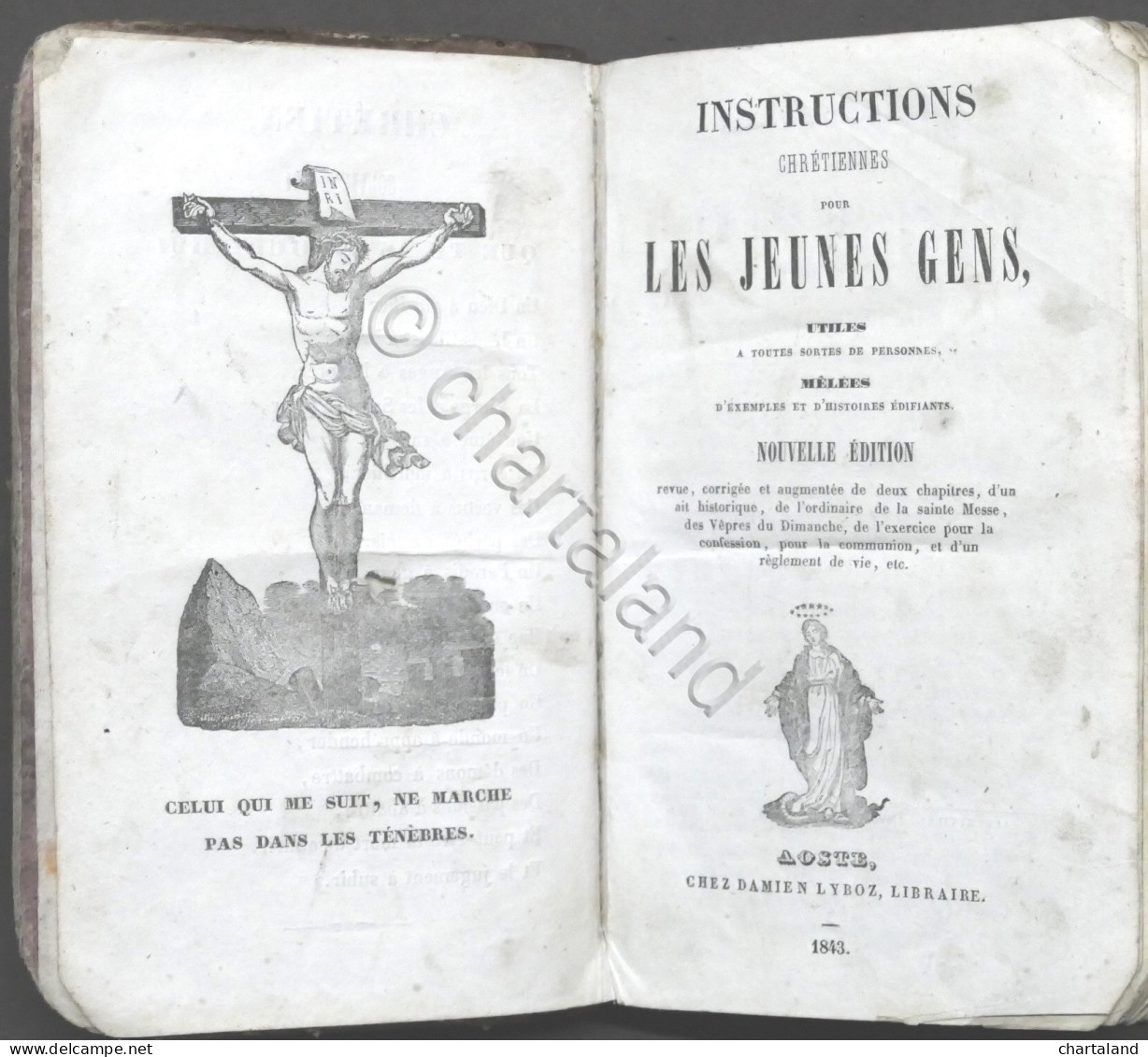 Religione - Instructions Chrétiennes Pour Les Jeunes Gens - Ed. 1843 - Andere & Zonder Classificatie