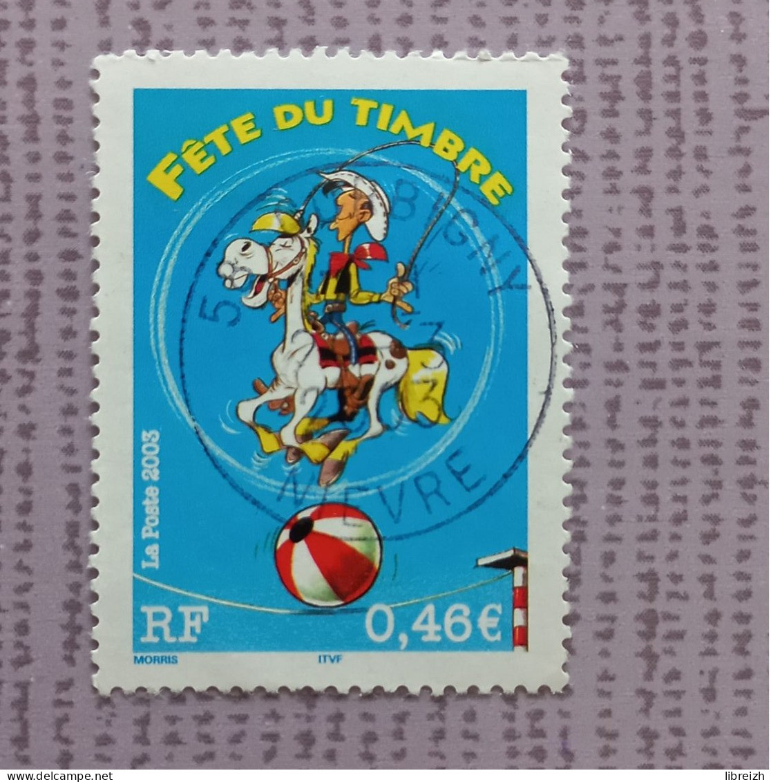 Lucky Luke  N° 3546  Année 2002 - Used Stamps