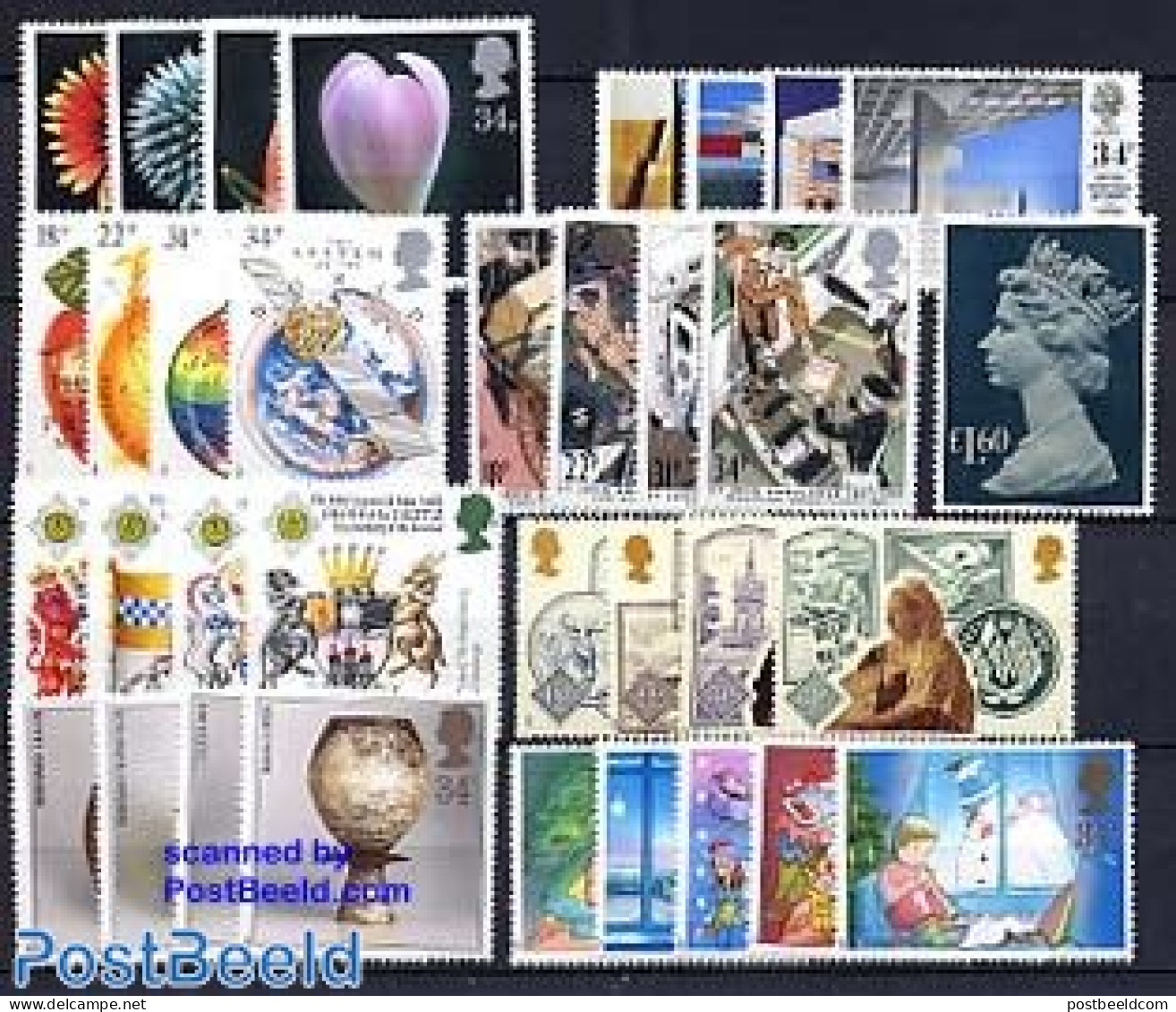 Great Britain 1987 Yearset 1987 (34v), Mint NH, Various - Yearsets (by Country) - Nuevos