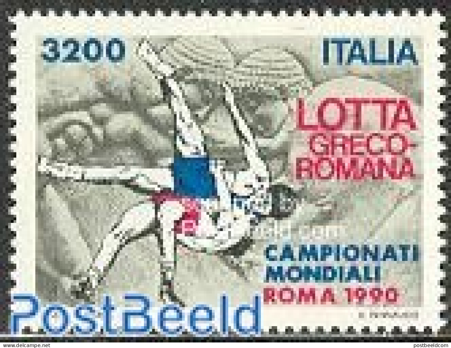 Italy 1990 Wrestling 1v, Mint NH, Sport - Sport (other And Mixed) - Other & Unclassified