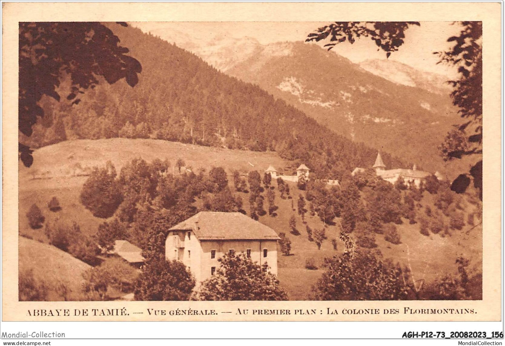 AGHP12-0938-73 - ABBAYE DE TAMIE - Vue Générale - Au Premier Plan - La Colonie Des Florimontains - Albertville