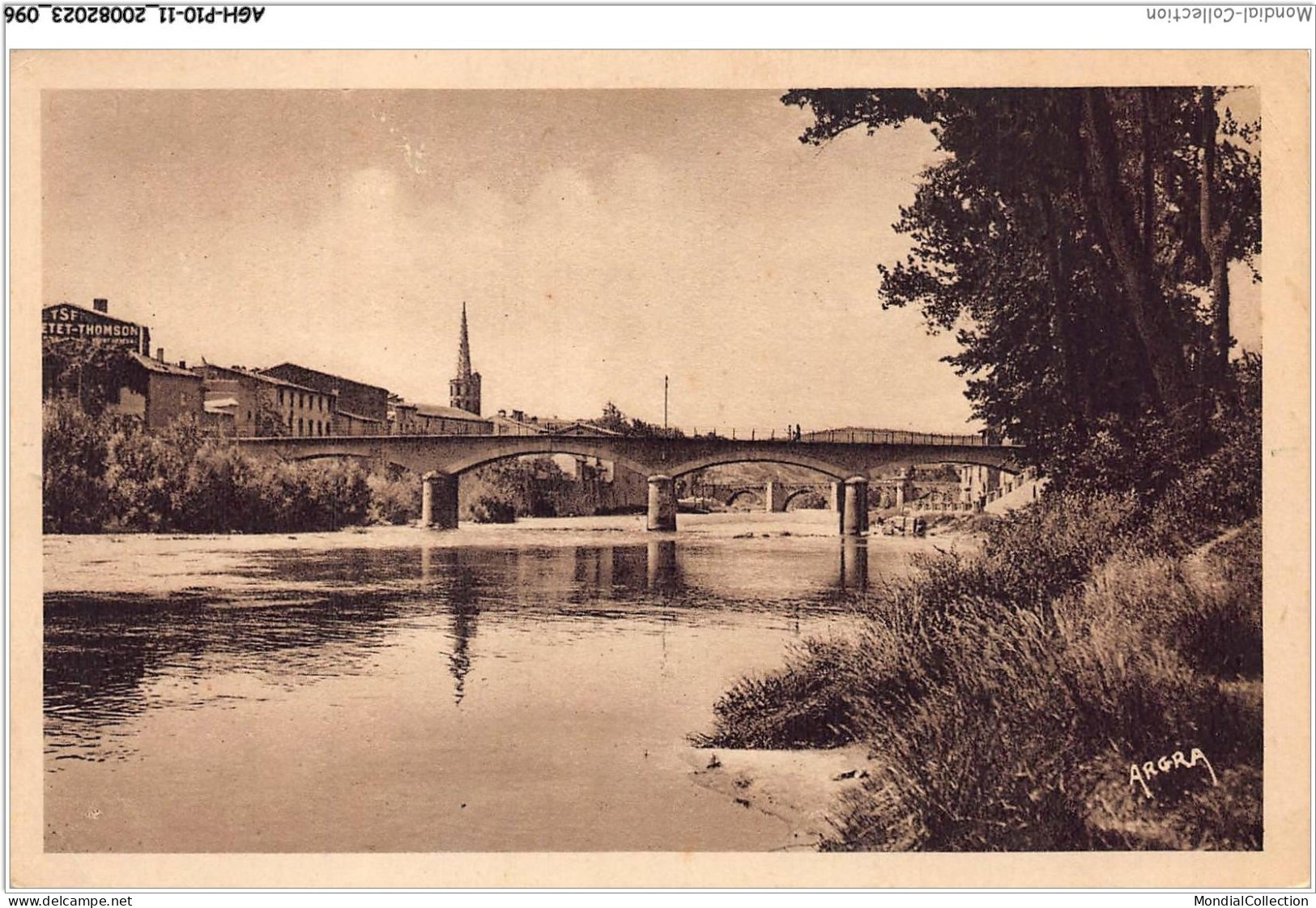 AGHP10-0694-11 - LIMOUX - Le Pont Vieux Et Vue Sur L'aude - Limoux