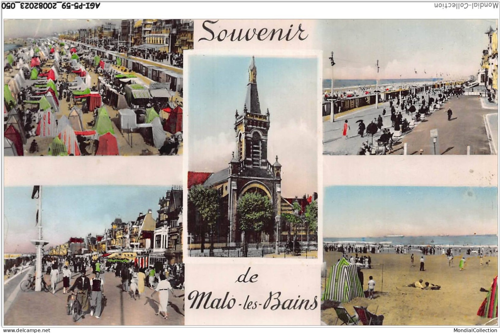 AGIP5-59-0356 -  MALO-LES-BAINS - Souvenirs De Malo-les-bains  - Malo Les Bains