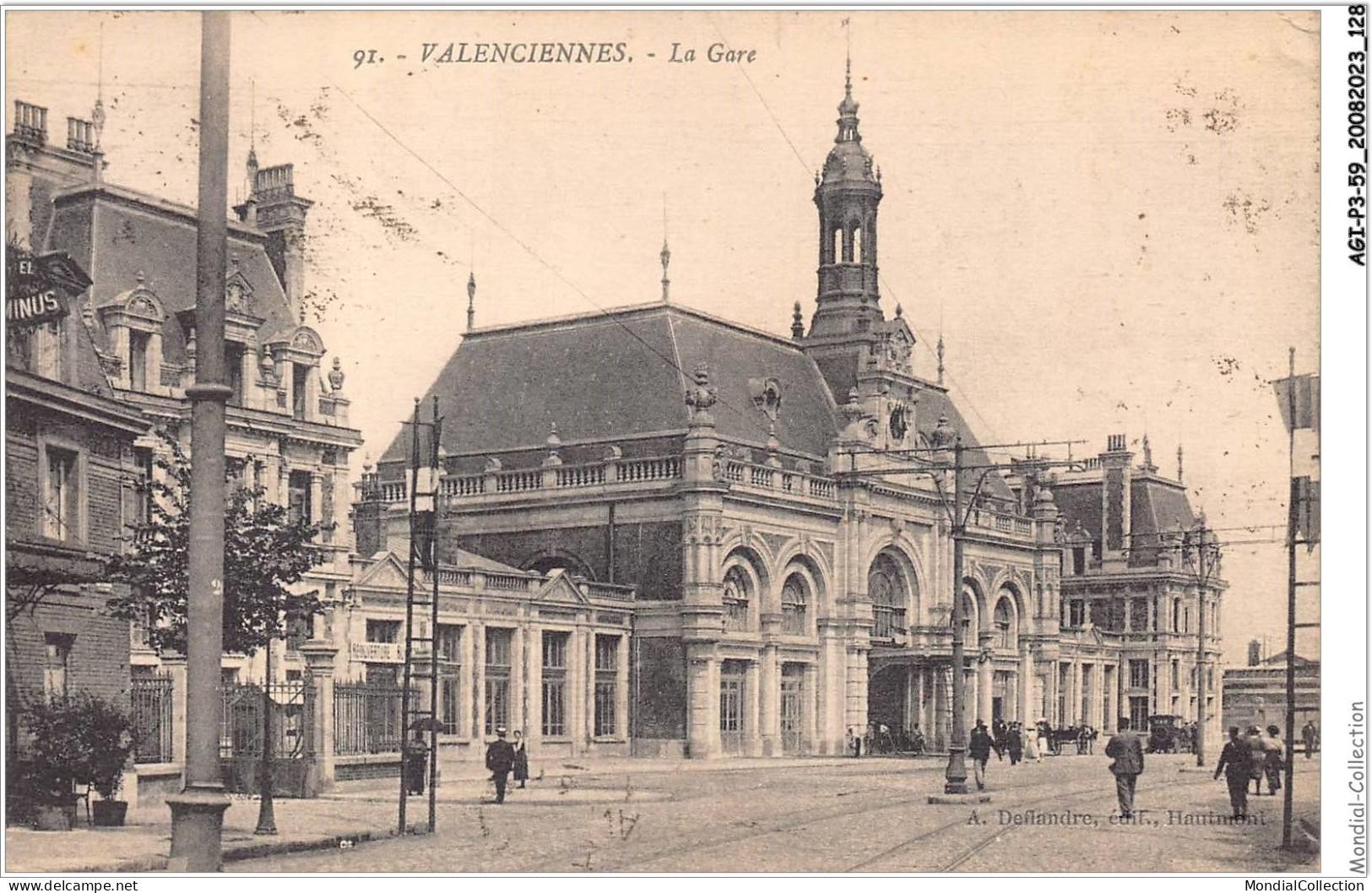 AGIP3-59-0234 - VALENCIENNES - La Gare  - Valenciennes