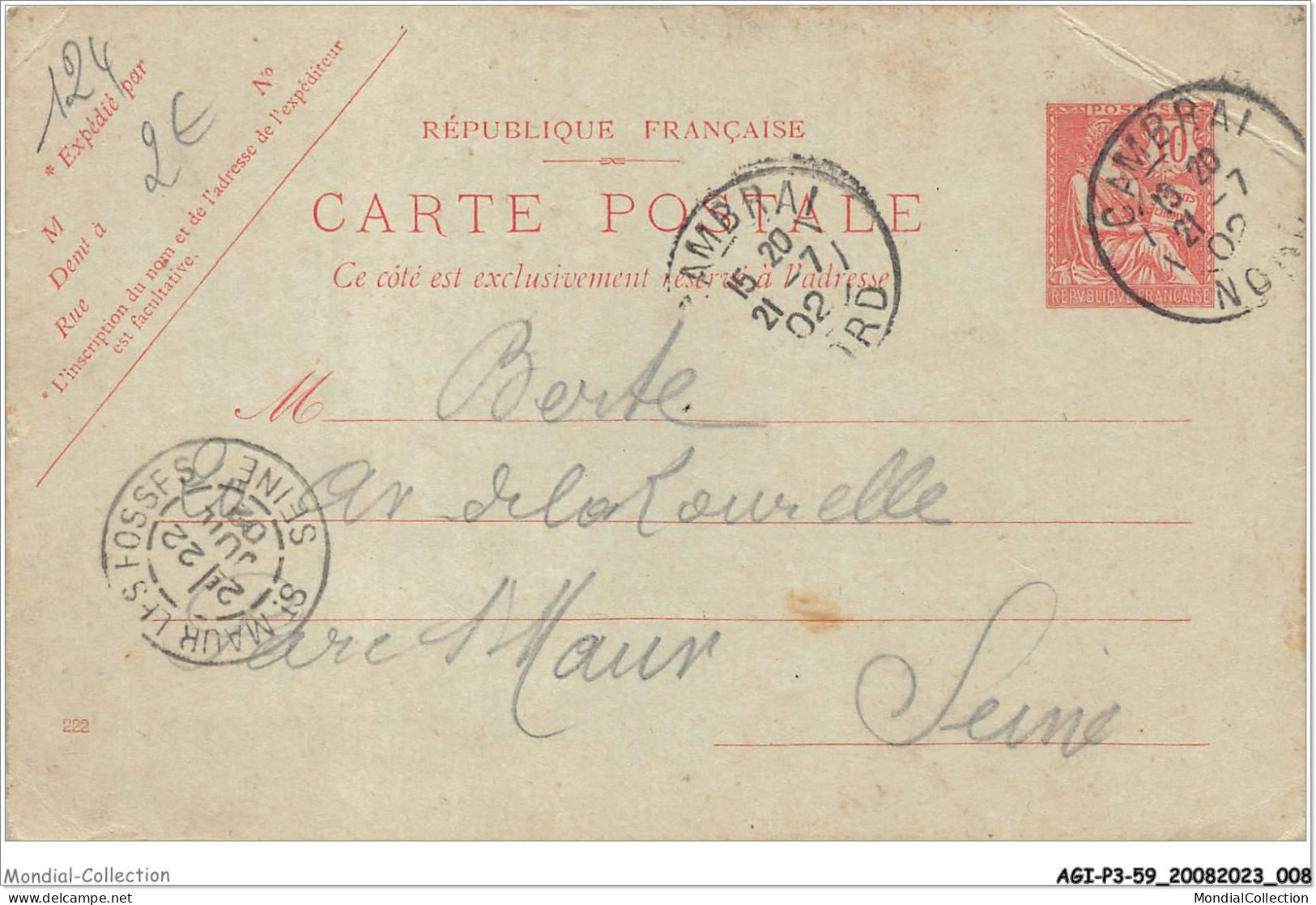 AGIP3-59-0174 - CAMBRAI - 1902 - Cambrai