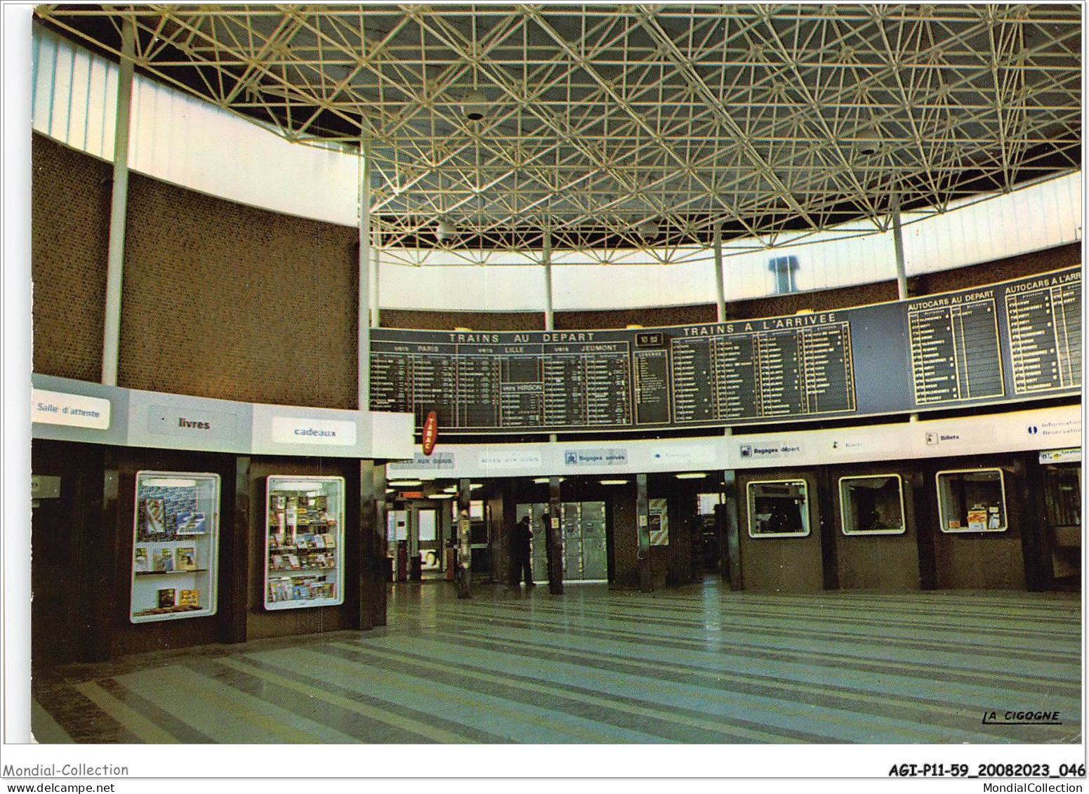 AGIP11-59-0784 - MAUBEUGE - Intérieur De La Gare  - Maubeuge