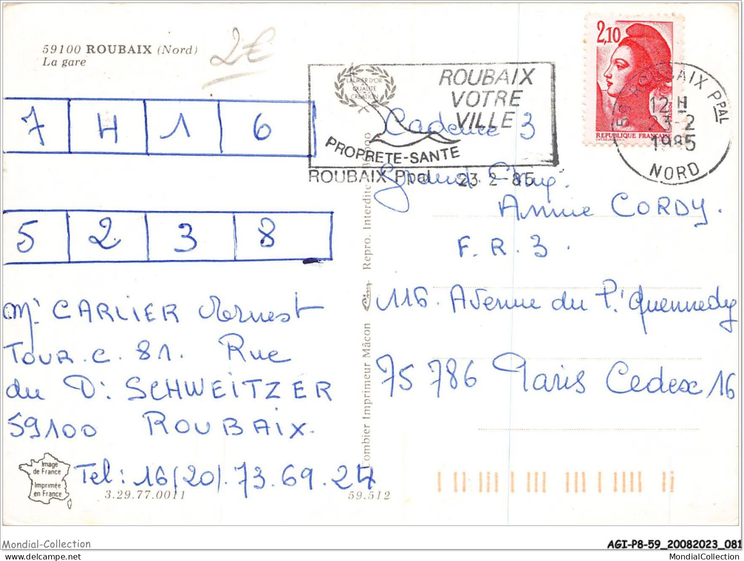 AGIP8-59-0620 - ROUBAIX - La Gare  - Roubaix