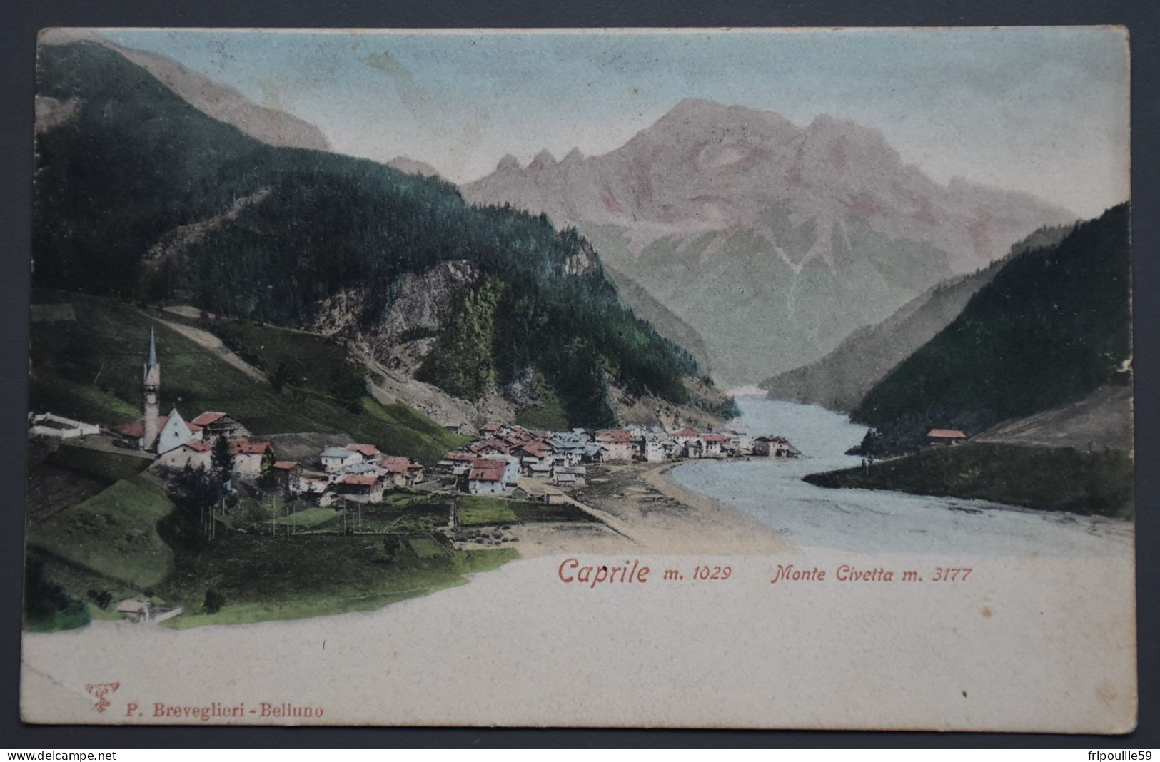 Caprile - Monte Civetta - Ed. P. Breveglieri-Belluno - Circulé En 1903  ! - Biella