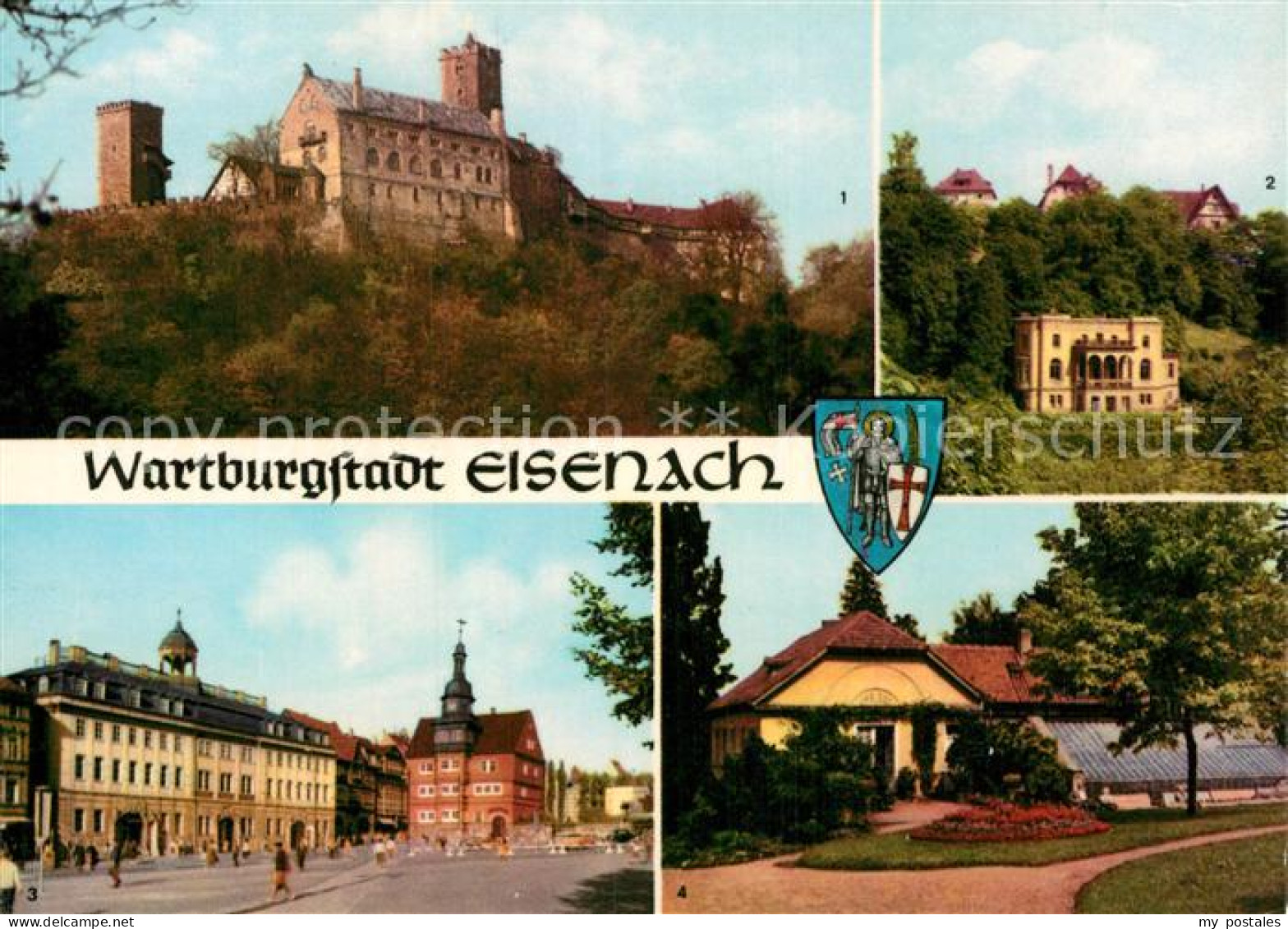 72996284 Eisenach Thueringen Wartburg Reuter Villa Schlossmuseum Rathaus Teehaus - Eisenach