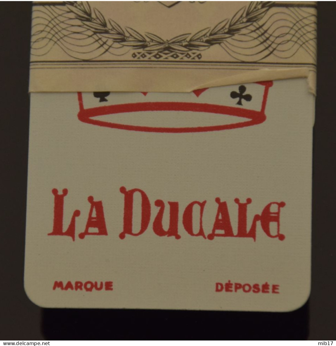 Jeu De Cartes LA DUCALE Angle Doré Offert Par Le Comité Du Colis Du Combattant Lorrain En Indochine - 54 Cartes + étui - Barajas De Naipe