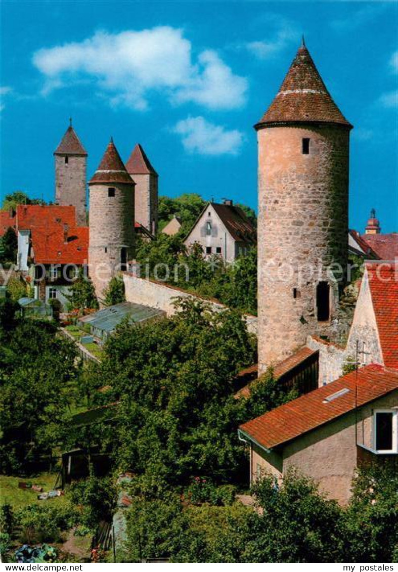 72991179 Dinkelsbuehl Wehrtuerme Stadtmauer Dinkelsbuehl - Dinkelsbuehl