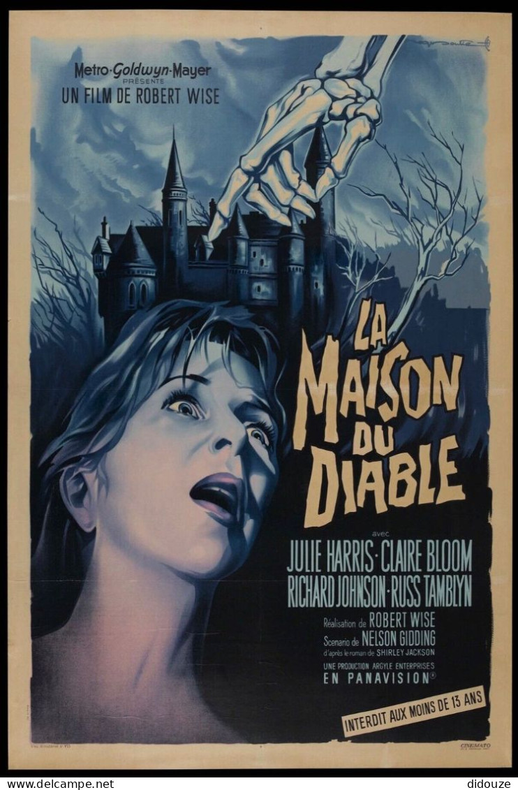 Cinema - La Maison Du Diable - Julie Harris - Illustration Vintage - Affiche De Film - CPM - Carte Neuve - Voir Scans Re - Affiches Sur Carte