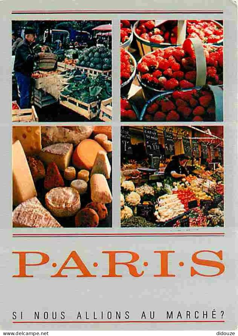 Marchés - Paris - Multivues - CPM - Voir Scans Recto-Verso - Markets