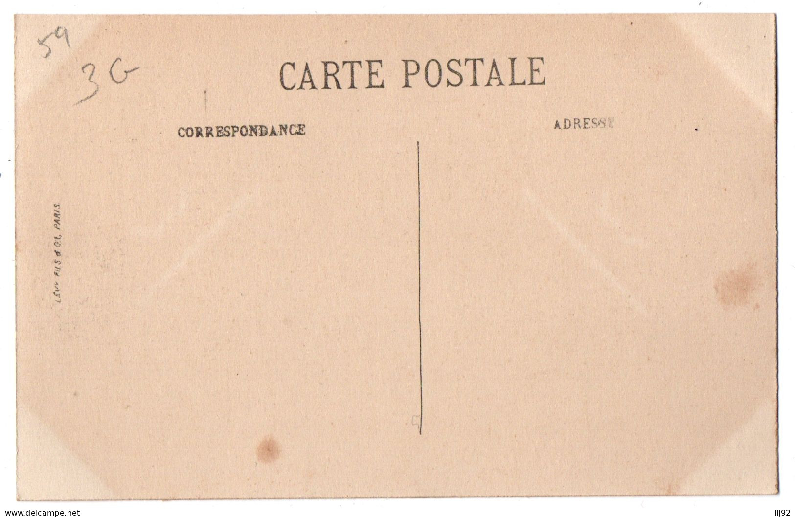 CPA Stéréoscopique 59 - DOUAI (Nord) - 3. Un Côté De L'Hôtel-de-Ville - LL - Cartes Stéréoscopiques