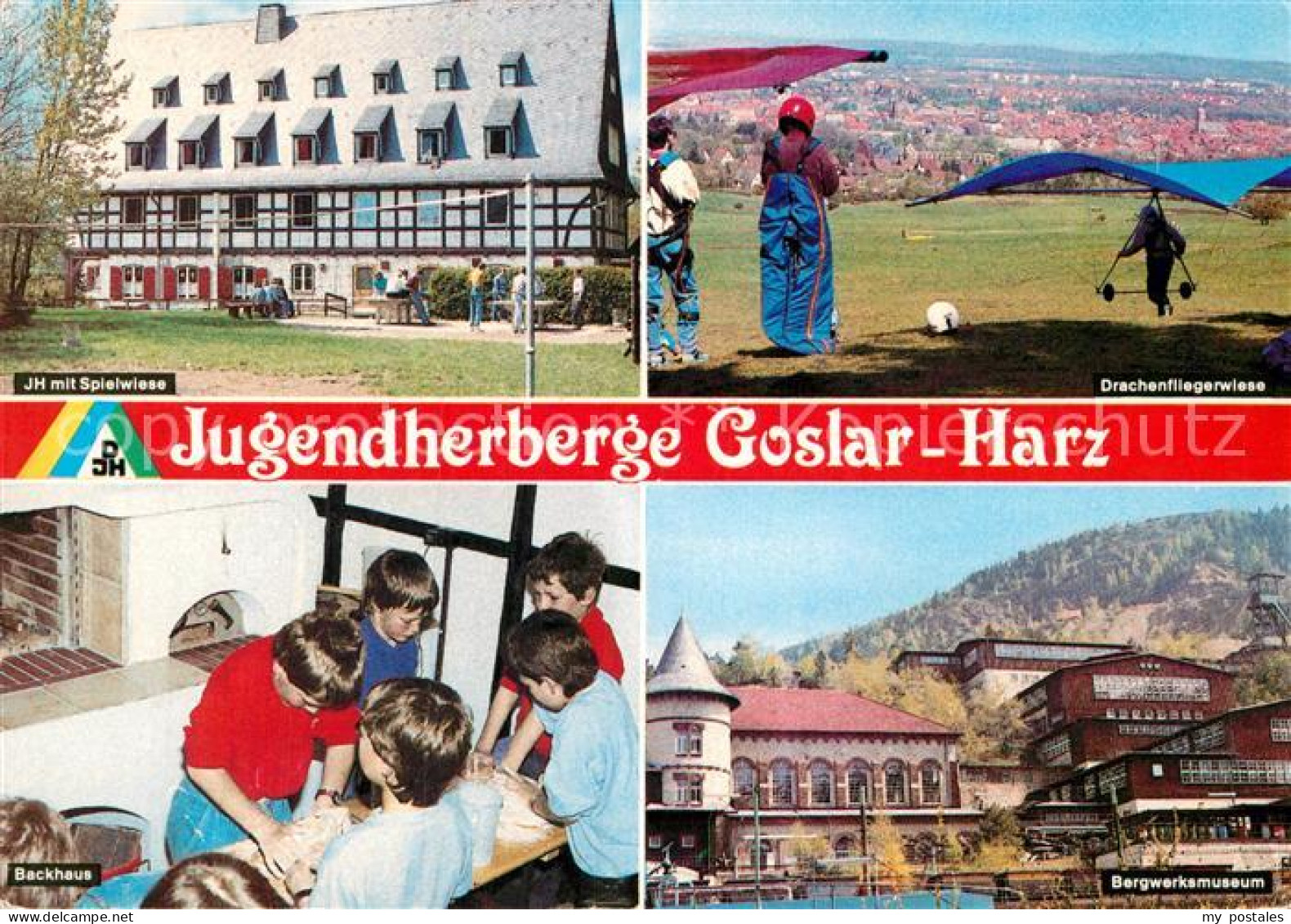 72989510 Goslar Jugendherberge Spielwiese Backhaus Bergwerksmuseum Drachenfliege - Goslar