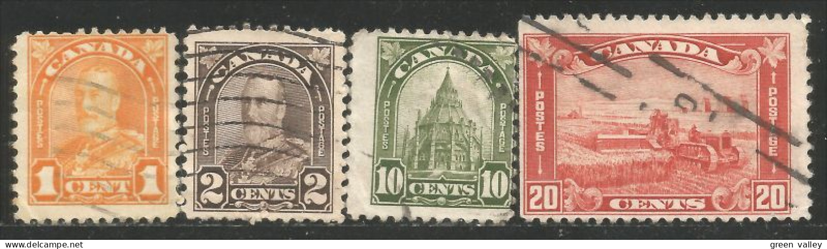 970 Canada 1930 1c To 20c King George V Arch (116) - Used Stamps