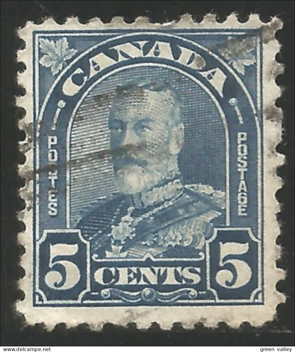 970 Canada 1930 5c Bleu King George V Arch (101) - Gebruikt