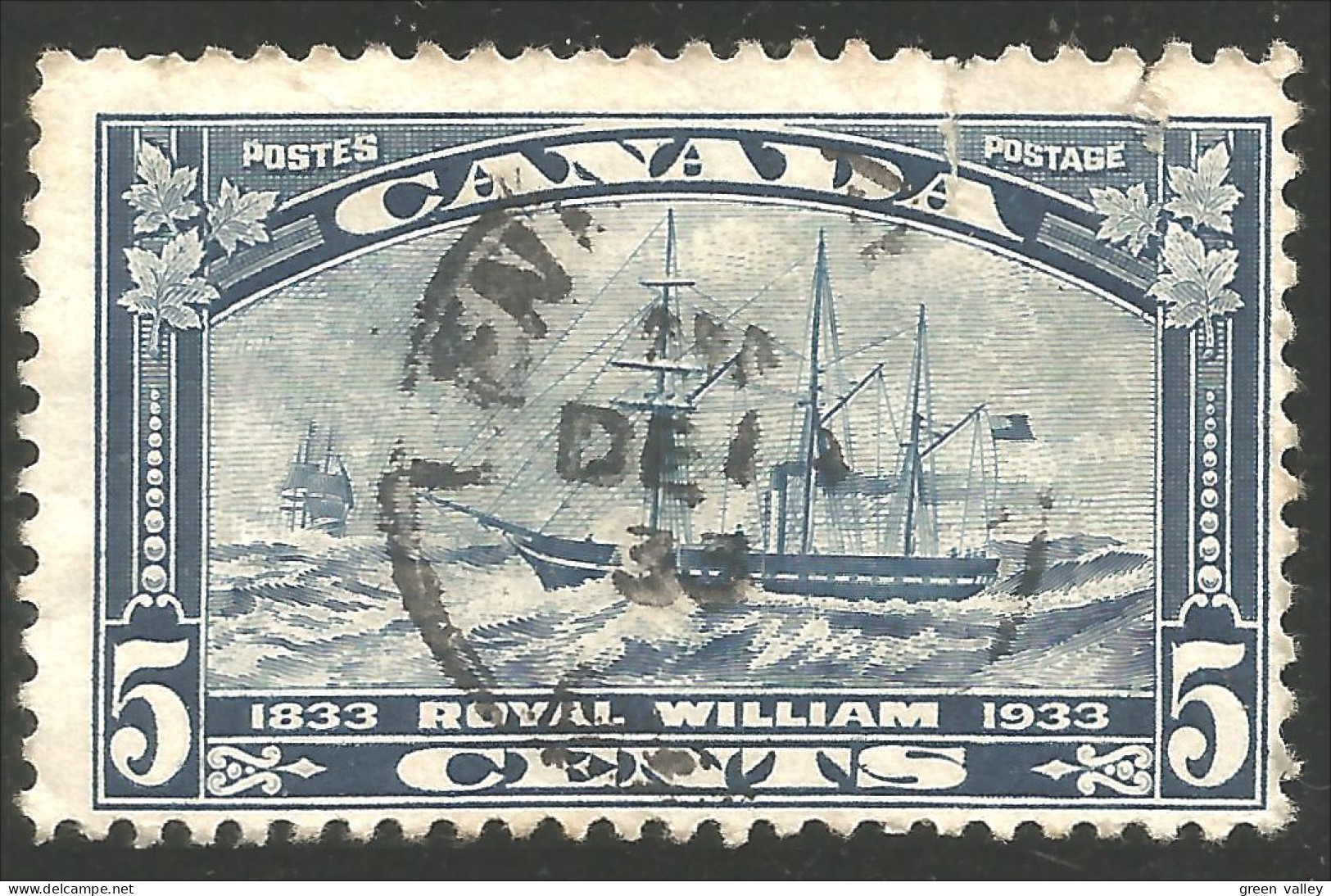 970 Canada 1933 Royal William Bateau Voilier Sailing Ship Schiffe (138) - Usati