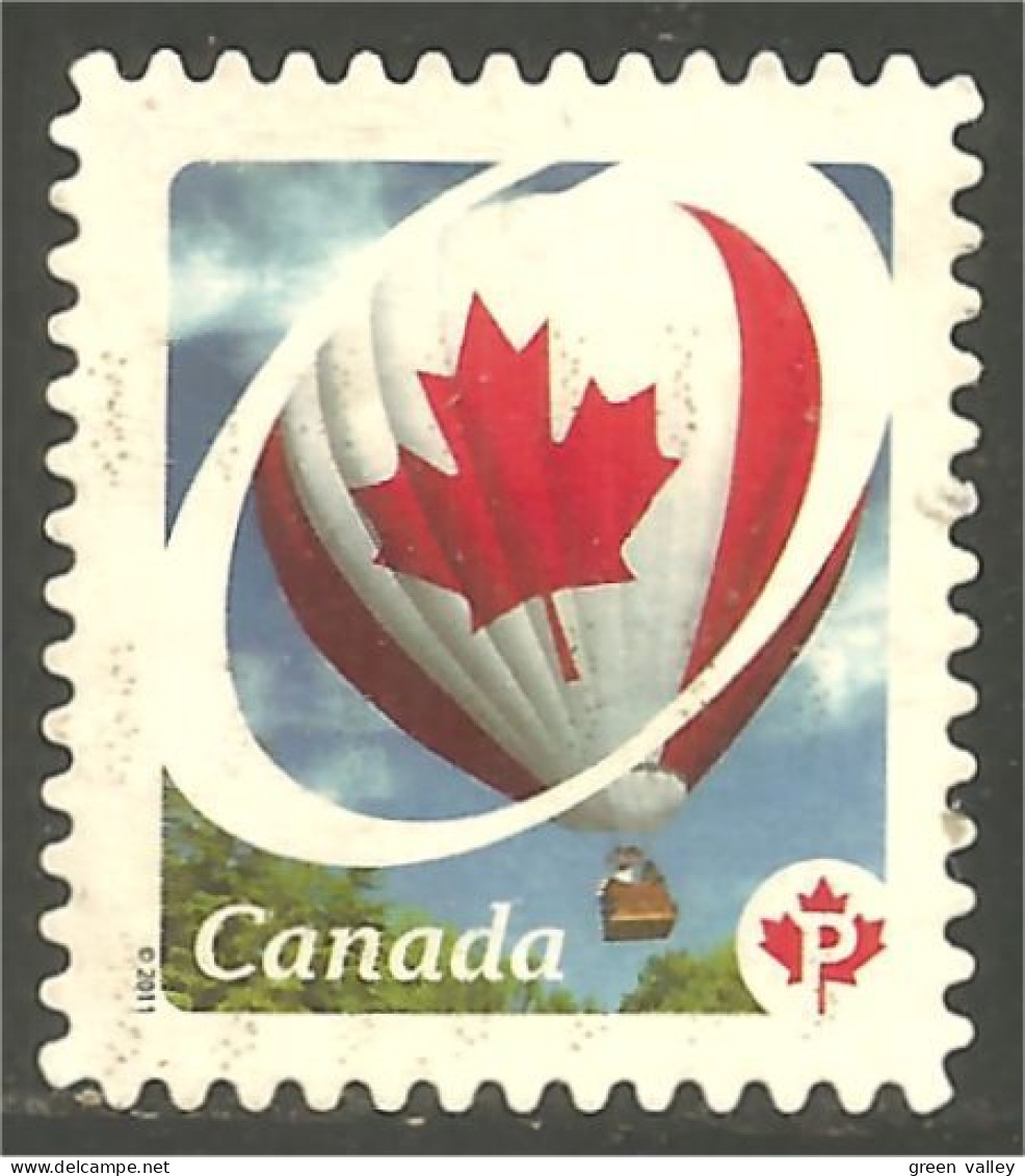 Canada Drapeau Flag Hot Air Balloon Ballon Mint No Gum (439) - Gebraucht