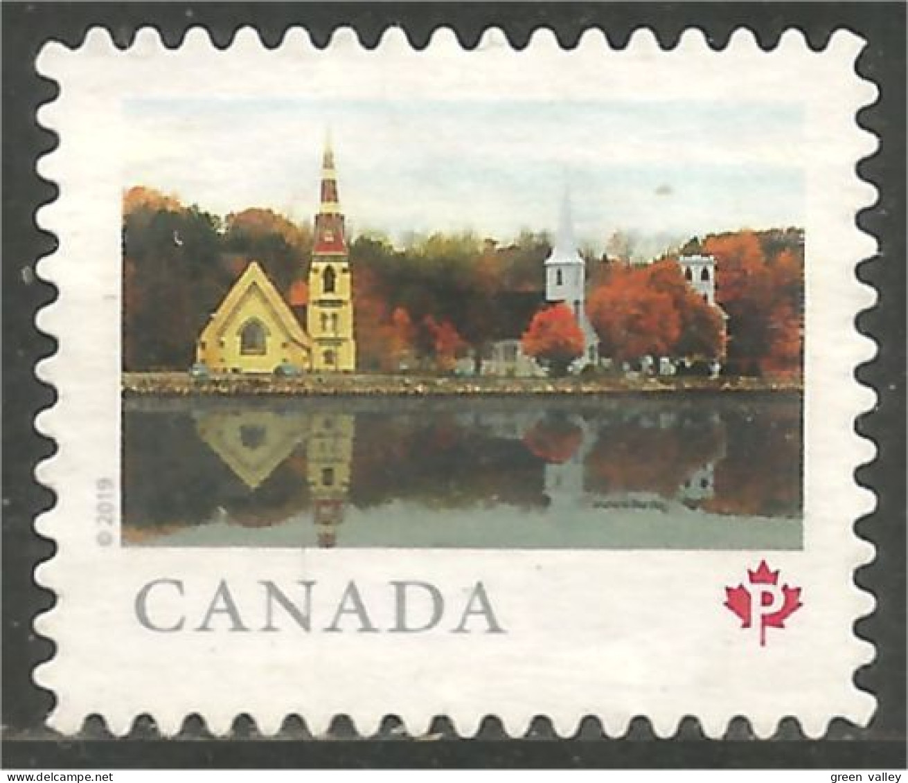 Canada Eglise Church Kirke Mint No Gum (377b) - Churches & Cathedrals