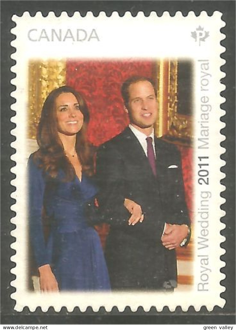 Canada Mariage Royal Wedding Prince William Kate Mint No Gum (343) - Königshäuser, Adel