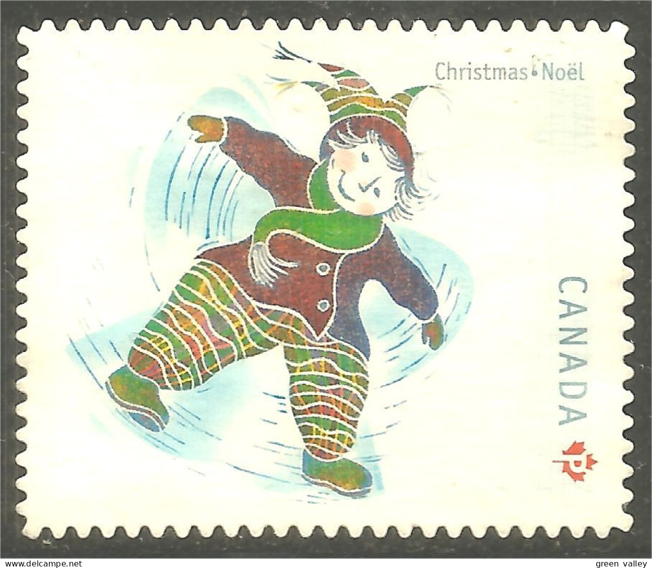 Canada Enfant Children Neige Snow Mint No Gum (306) - Oblitérés