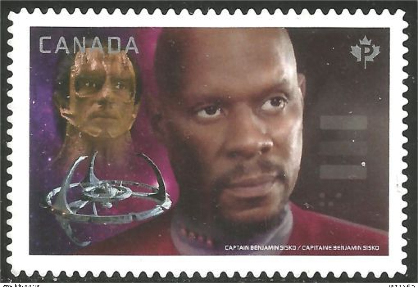 Canada Captain Benjamin Sisko Avery Brooks Star Trek Mint No Gum (265) - Usati