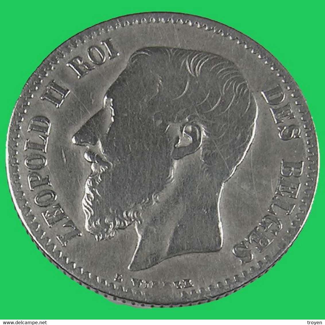 1 Franc - Belgique- 1867 - Argent - TB +  - - 1 Frank