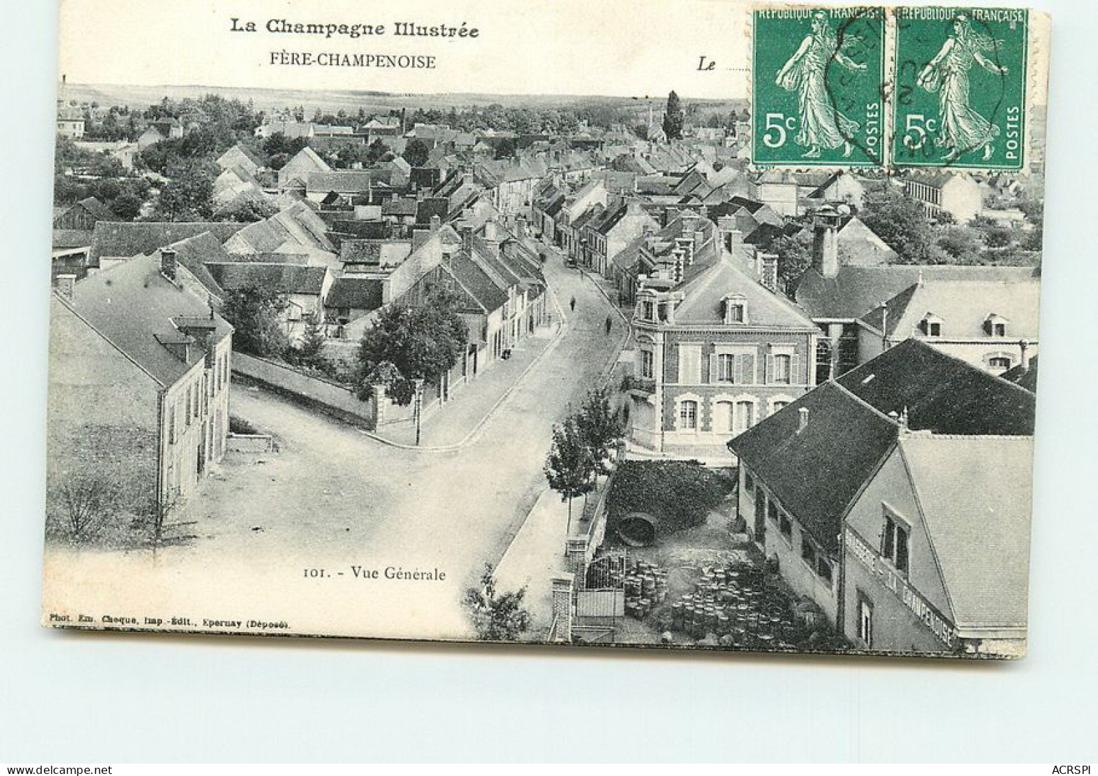 FERE CHAMPENOISE  Vue Générale TT 1486 - Fère-Champenoise