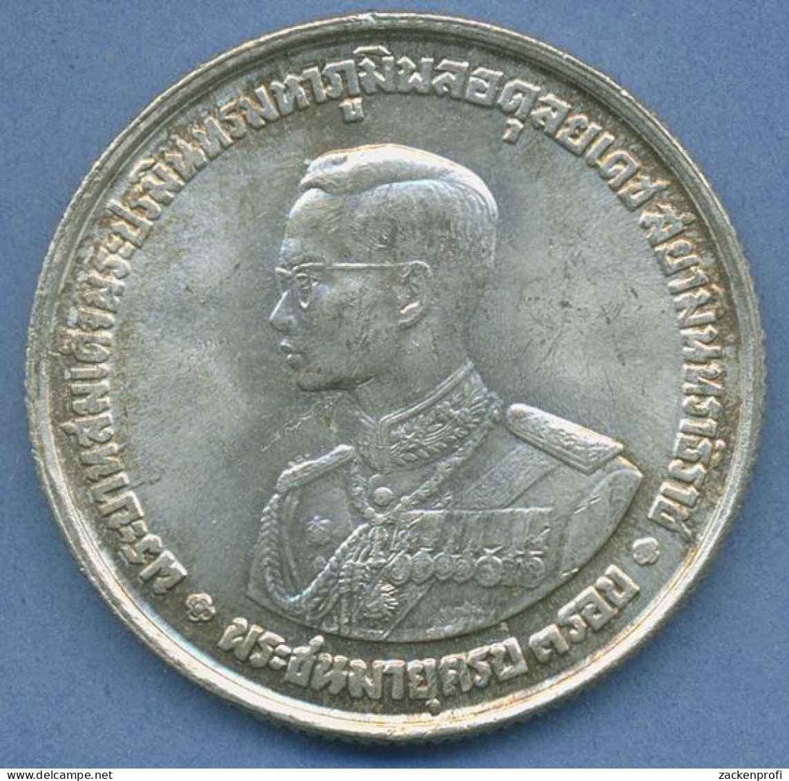 Thailand 20 Baht 1963, König Rama IX., Silber, KM Y86 Vz (m4629) - Thaïlande