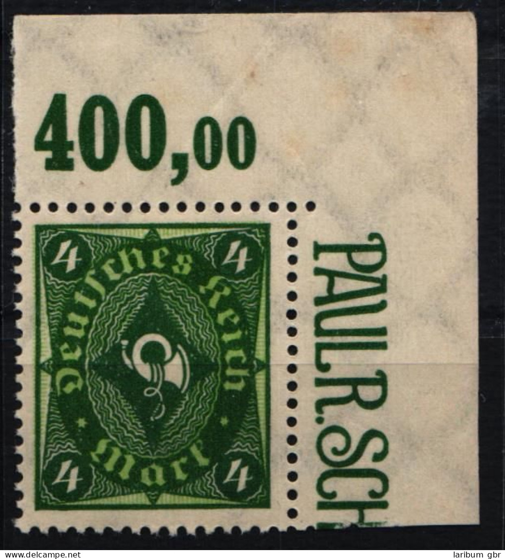Deutsches Reich 193 P OR Postfrisch Vom Eckrand #NL220 - Autres & Non Classés