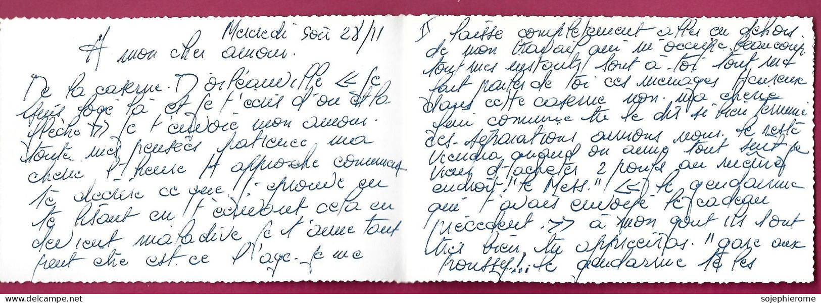 Chlef (Orléansville - Algérie) La Caserne (selon Le Courrier) 2scans 2 Volets - Chlef (Orléansville)