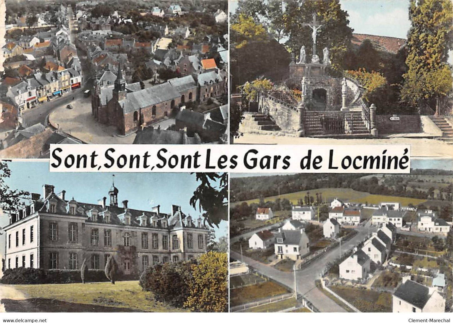 LOCMINE - L'Eglise Bignan - Le Calvaire - Le Château - Très Bon état - Locmine