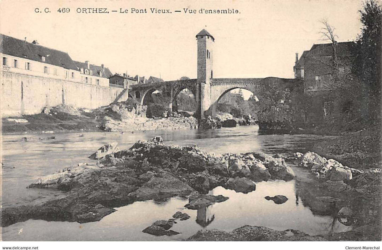 ORTHEZ - Le Pont Vieux - Vue D'ensemble - Très Bon état - Orthez