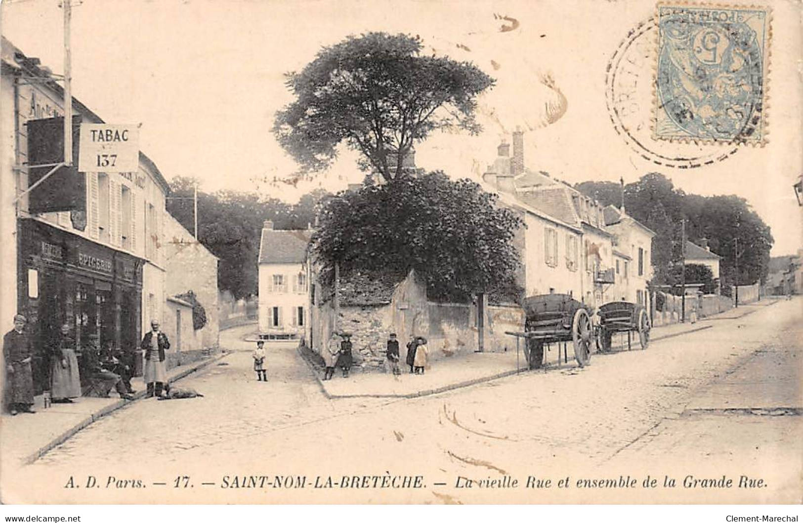 SAINT NOM LA BRETECHE - La Vieille Rue Et Ensemble De La Grande Rue - Très Bon état - St. Nom La Breteche