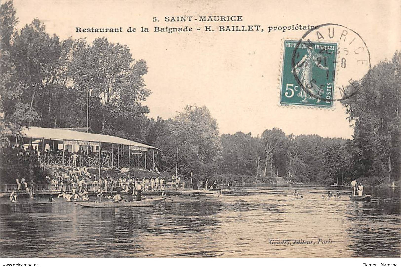 SAINT MAURICE - Restaurant De La Baignade - état - Saint Maurice