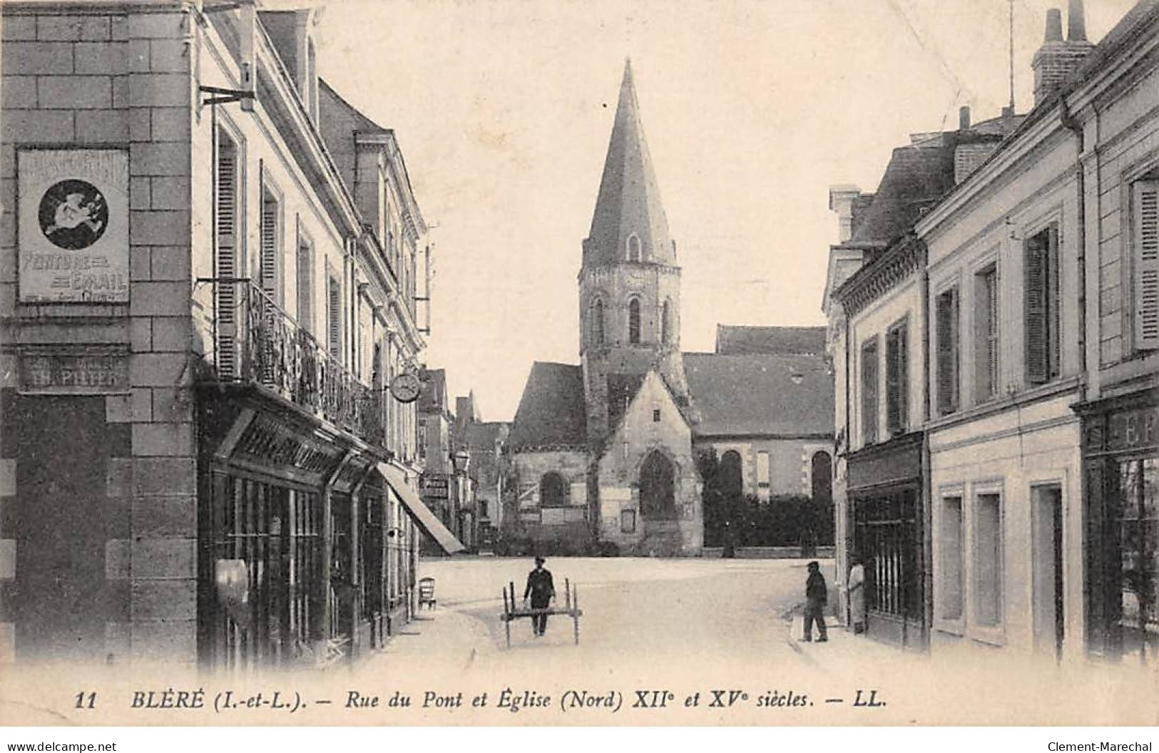 BLERE - Rue Du Pont Et Eglise - Très Bon état - Bléré