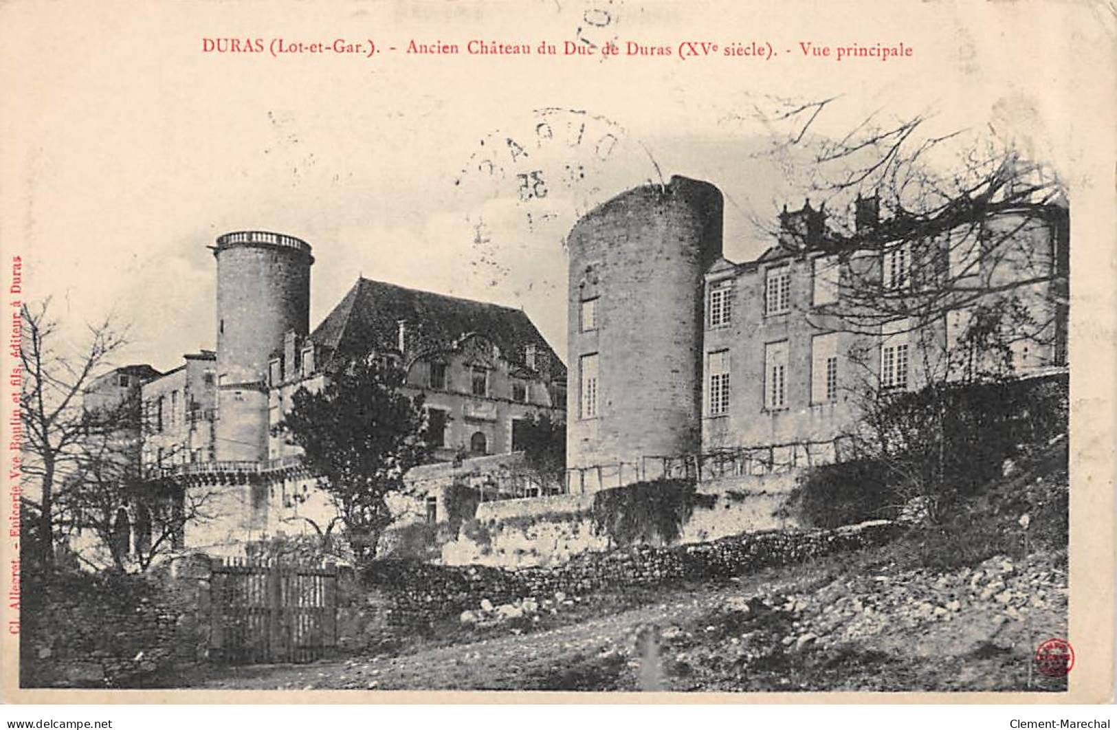 DURAS - Ancien Château Du Duc Du Duras - Vue Principale - Très Bon état - Sonstige & Ohne Zuordnung