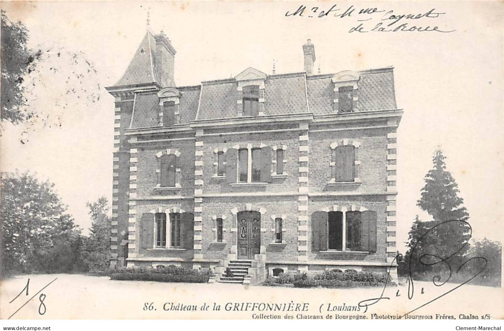 LOUHANS - Château De La GRIFFONNIERE - Très Bon état - Louhans